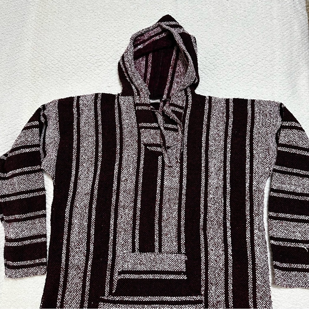 VEL-MEX Mexican Southwestern BAJA Surf Hoodie Size XXL